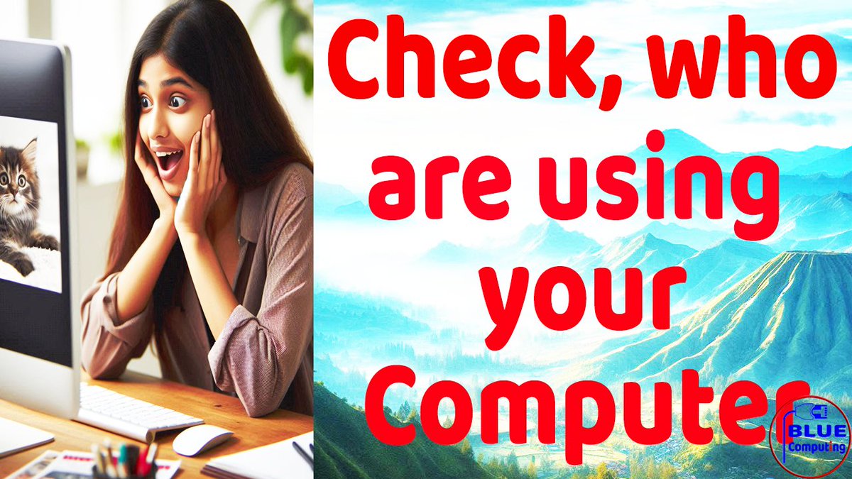 Check, who are using your computer in absence of you
youtube.com/@blue-computing

#Microsoft #Windows11 #window #WindowsTips集 #Windows #Windows11Home #windows11pro #security #support #service #Management #computing #computersciencestudents