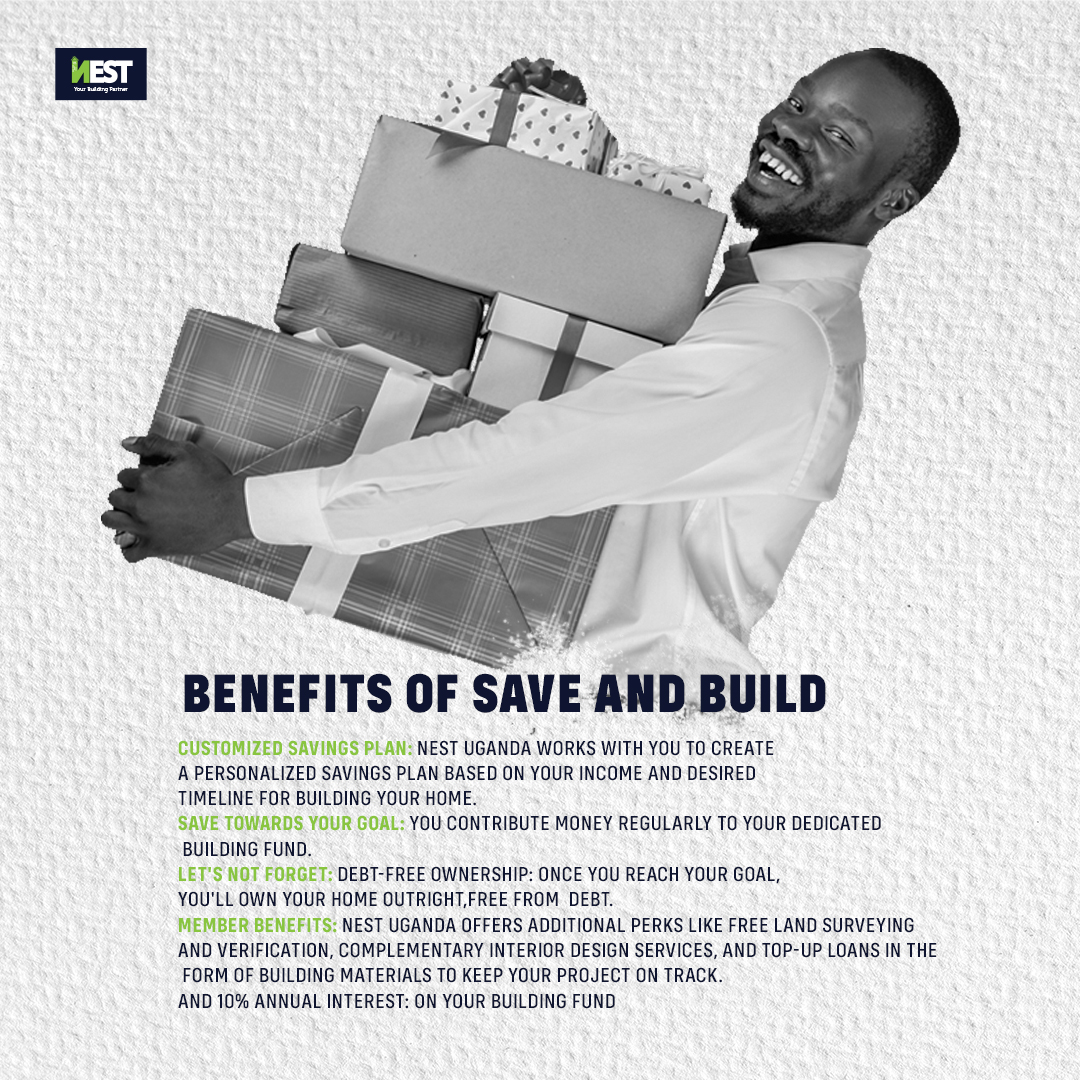 nestugltd's tweet photo. Save and build is the way to go indeed. Not only does it come with low and flexible payments, it provides range of services that are crucial as far as property ownership is concerned. Would you look at that!!! 😉😊 #saveandbuild #nestug #yourbuildingpartner #RealEstateInvestment https://t.co/8qZXAE4D0u