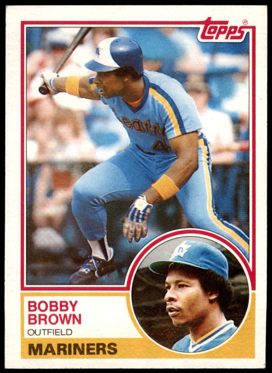 Today's (06/7/2024) random Mariner: Bobby Brown (1982).