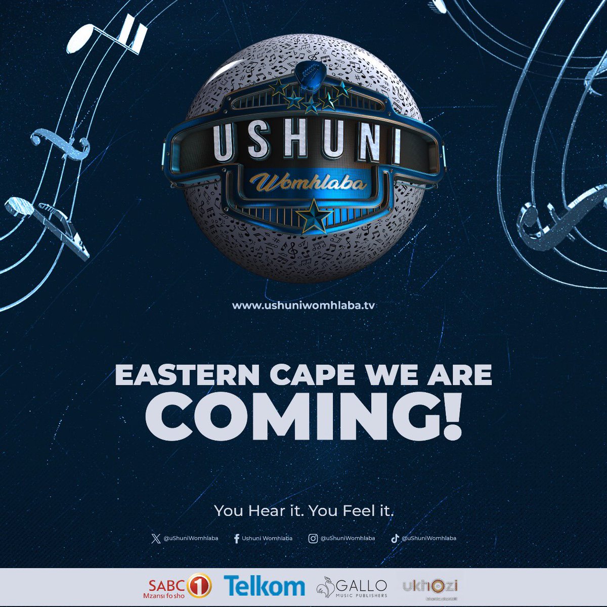 Ushuni Womhlaba (@ushuniwomhlaba) on Twitter photo Molweni e- Eastern Cape!!!
Join us at Lusikisiki Health Resource Centre for #uShuniWomhlaba
auditions on 29 and 30 June 2024 from 09:00 - 17:00.
<a href="/MPUMIMLAMBO_/">MPUMI MLAMBO</a>
<a href="/Njinjiwami/">NJINJIWAMI</a>
<a href="/ShoMadjozi/">It’s Sho time</a>
<a href="/BigZulu_ZN/">Big Zulu</a>
<a href="/TelkomZA/">@TelkomZA</a>
<a href="/Official_SABC1/">SABC 1</a>
<a href="/ukhozi_fm/">Ukhozi FM Official 📻</a> Molweni e- Eastern Cape!!!
Join us at Lusikisiki Health Resource Centre for #uShuniWomhlaba
auditions on 29 and 30 June 2024 from 09:00 - 17:00.
<a href="/MPUMIMLAMBO_/">MPUMI MLAMBO</a>
<a href="/Njinjiwami/">NJINJIWAMI</a>
<a href="/ShoMadjozi/">It’s Sho time</a>
<a href="/BigZulu_ZN/">Big Zulu</a>
<a href="/TelkomZA/">@TelkomZA</a>
<a href="/Official_SABC1/">SABC 1</a>
<a href="/ukhozi_fm/">Ukhozi FM Official 📻</a>