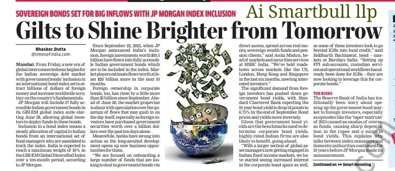 smartbullinvest's tweet photo. Gilts to Shine Brighter from Tomorrow
#aismartbull #sharemarket #tranding #demataccount #zerobrokerage #demataccountopening #debt #sensex #nifty #niftyfifty #bse #nseindia https://t.co/UPEta0Z3jz