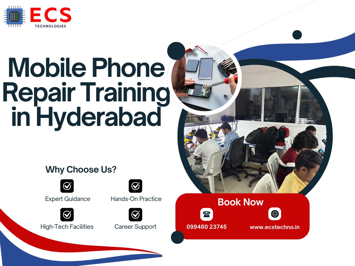 ecs_techno's tweet image. Elevate your skills with ECS Technologies&apos; Mobile Phone Repair Training in Hyderabad! Enroll now and become a tech pro.
Call Now:  099480 23745

#MobilePhoneRepairTraining #HyderabadTech #ECSTechnologies #CareerBoost  #RepairTechnician #TechEducation #result