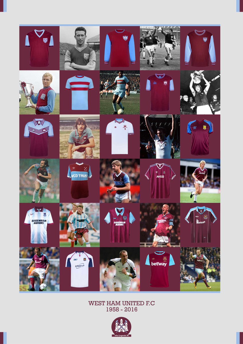 Finally got round to finishing off this new Shirt print featuring iconic players and their shirts. ⚒ Print is available now
