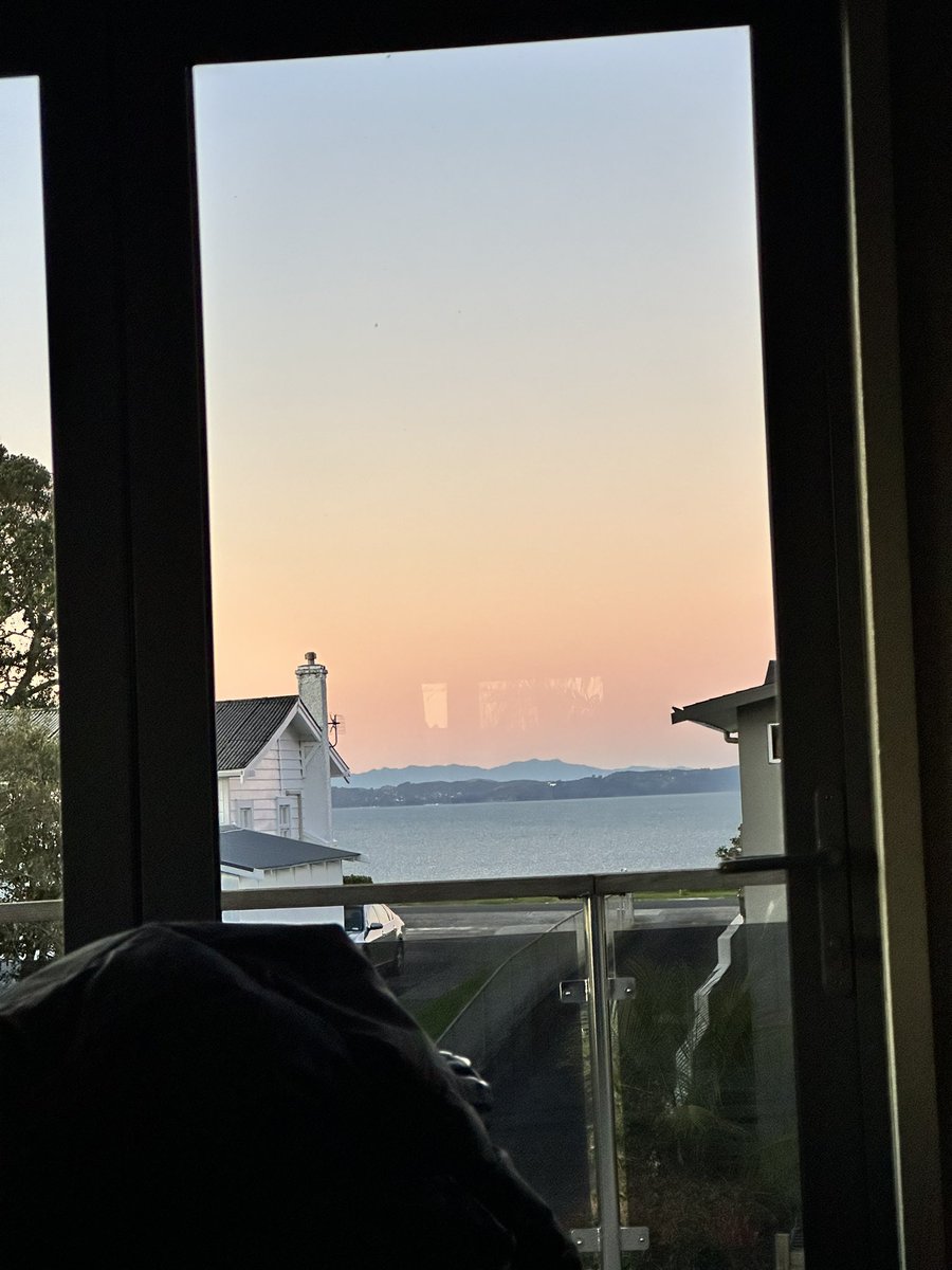 Sun setting 1718 27th June. View from my lounge