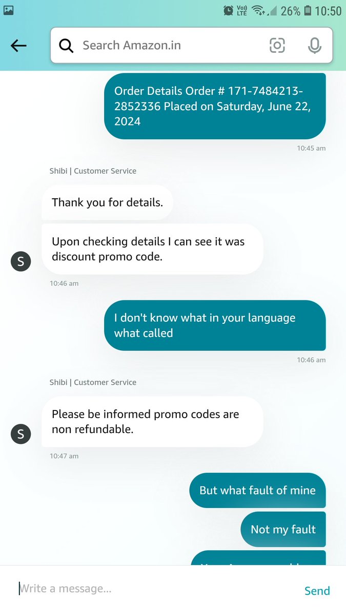 rjmxrell_'s tweet photo. All amazon people are cheaters 

#cheaters #Amazon #cred #AmazonGiftCard @AmazonHelp @amazonIN @awscloud @AmazonNews_IN @CRED_club @jagograhakjago #worstcustomerservice #Trending #trendingvideo #Kalki2898AD #chor #digitalart https://t.co/4uTMl0Su3V