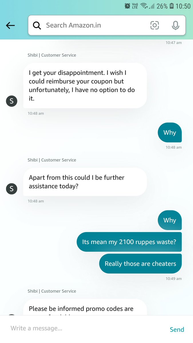 rjmxrell_'s tweet photo. All amazon people are cheaters 

#cheaters #Amazon #cred #AmazonGiftCard @AmazonHelp @amazonIN @awscloud @AmazonNews_IN @CRED_club @jagograhakjago #worstcustomerservice #Trending #trendingvideo #Kalki2898AD #chor #digitalart https://t.co/4uTMl0Su3V