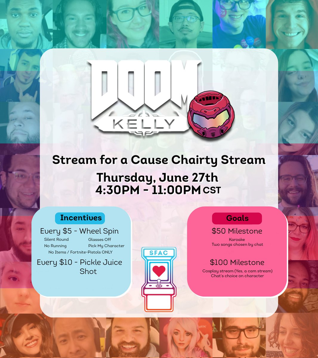 I get to be a lobster tomorrow which means I'll be streaming! We'll just go ahead and call it my charity stream. ❤️
