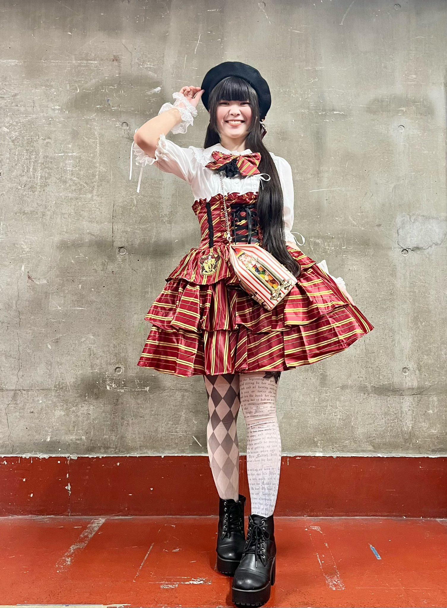 ATELIER PIERROTハリー・ポッター フリルコルセットスカート赤
