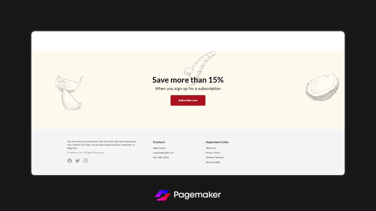 Convert visitors into customers by providing them with the right CTA at the right moment.

If a lead is impressed and reaches your landing page footer, a well-placed CTA can convert them.

What's your thought on this Tailwind CSS module? Comment below!