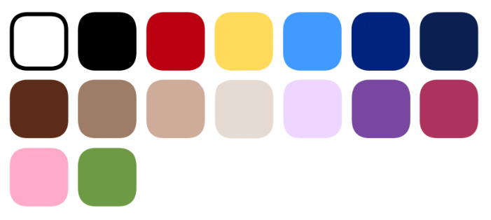 🐻RT+팔로우 이벤트
10/15/20cm중 원하는 사이즈 솜인형 만들어 드립니다!
살색은 기본 살색  헤어는 아래 보유 원단 색상표 확인하신 후 멘션으로 도안 남겨주세요.
무컨펌, 배송비는 당첨자분이 지불하셔야 합니다! 커미션 작업이 우선이므로 8~9월 중으로 수령하실 수 있을듯합니다!
🎁당발-7월 7일