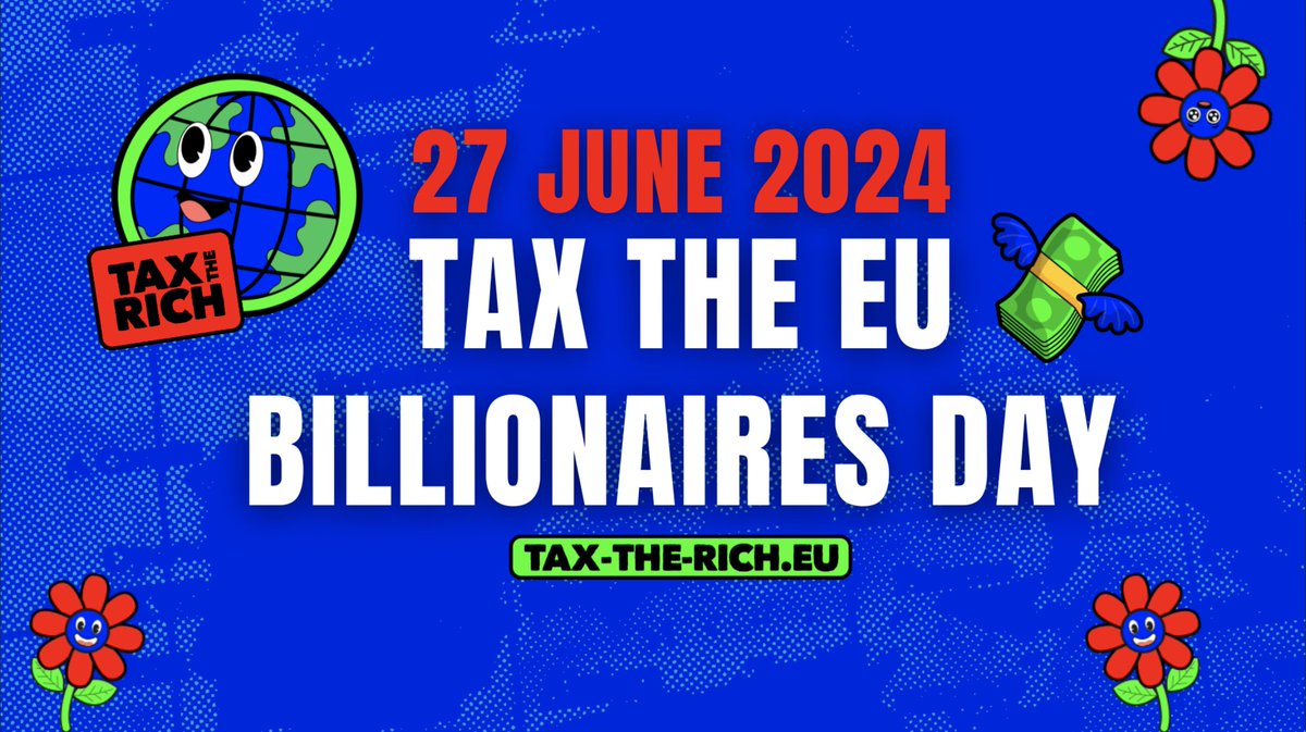 Rikkaimmat maksavat niin Suomessa kuin muualla tuloistaan matalampaa veroa kuin keskituloiset palkansaajat. EU-varallisuusvero auttaisi ongelmaan ja rahoittamaan mm. vihreän siirtymän uudistuksia. Allekirjoita ja jaa kansalaisaloitetta!👇 eci.ec.europa.eu/038/public/#/s… #TaxTheRich