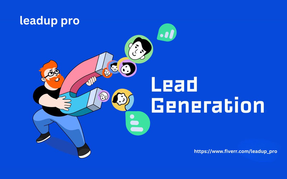leadup_Pro's tweet image. 🔍 Our Lead Generation Services: 🔍
✅ Targeted Lead Generation
✅ B2B Lead Generation
✅ LinkedIn Lead Generation
✅ Email List Building
✅ Real Estate Leads
And more! Contact us today and let's grow your business! 🚀
#LeadGeneration #Marketing #BusinessGrowth