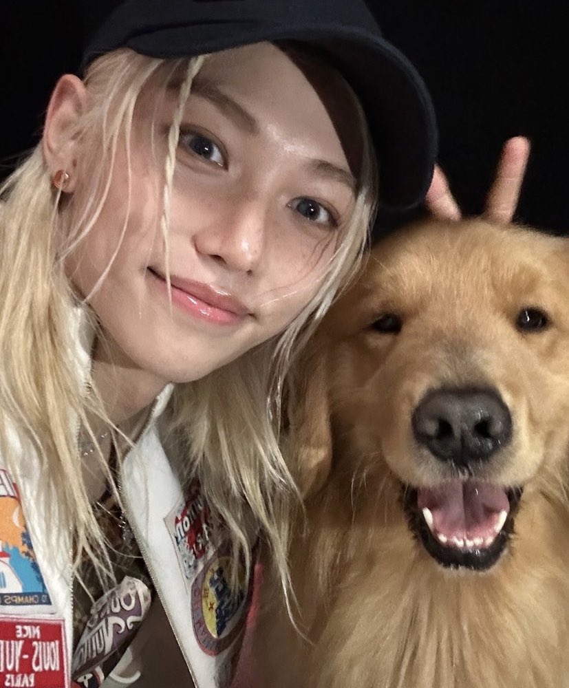 SEUNGM1NE's tweet photo. SO CUTE felix with the doggo from ATE trailer 😭❤️ https://t.co/RIUmZjKDW8