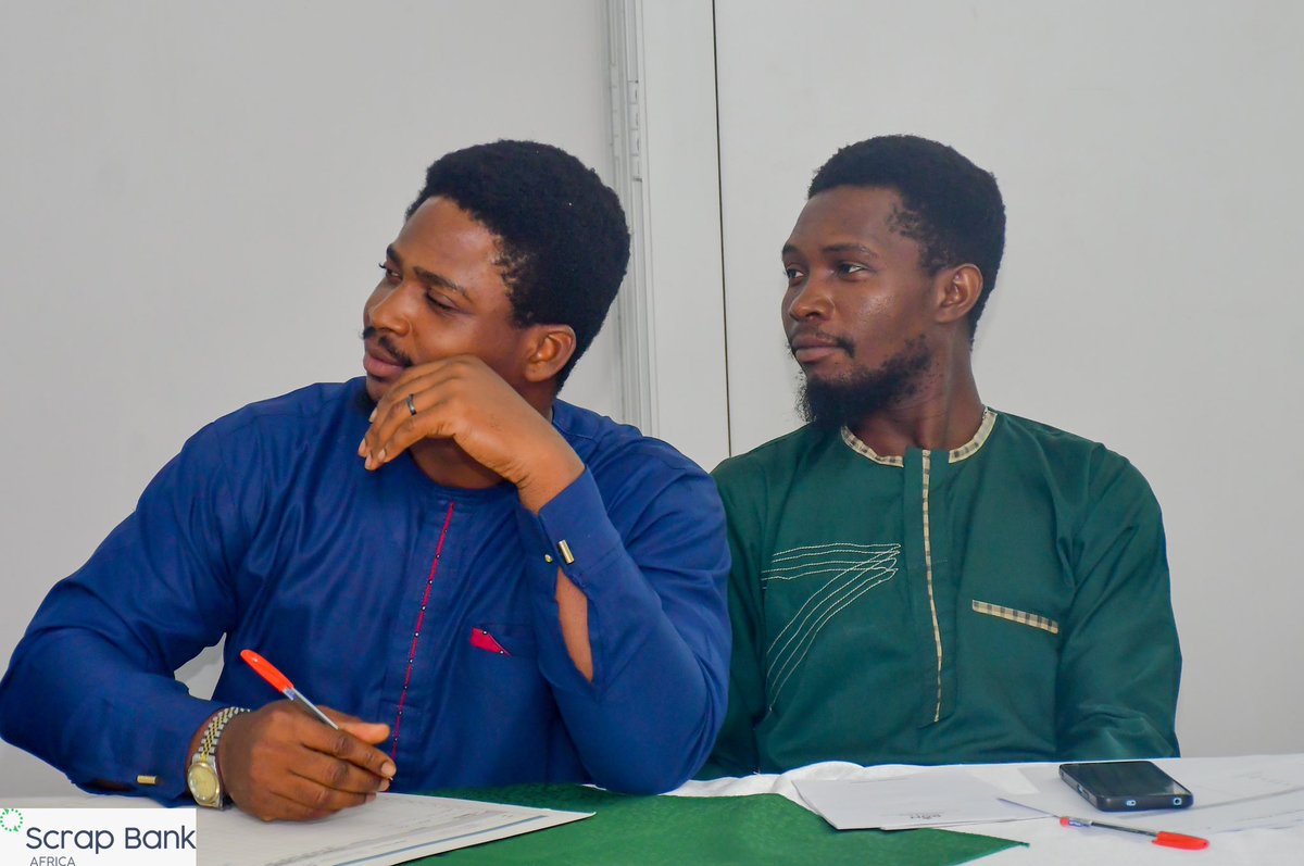 ScrapbankAfrica's tweet photo. Exciting news alert! 🌟

Yesterday was a beautiful experience as we were invited to be a part of NIGERIA PLASTIC SOLUTIONS ACTIVITY.
We were well represented by our Executives Mr Tolu Longe and Mr Wale. https://t.co/M1Ig6Z4SoM