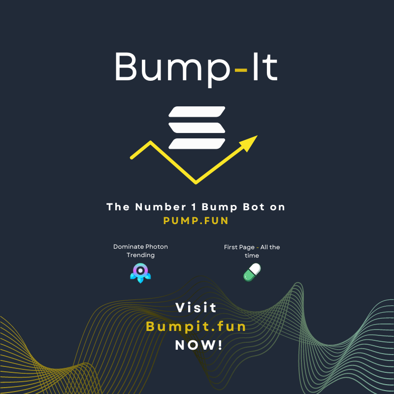 Bump-It on X: &ldquo;Keep your token on page one of Pump Fun with the #1 