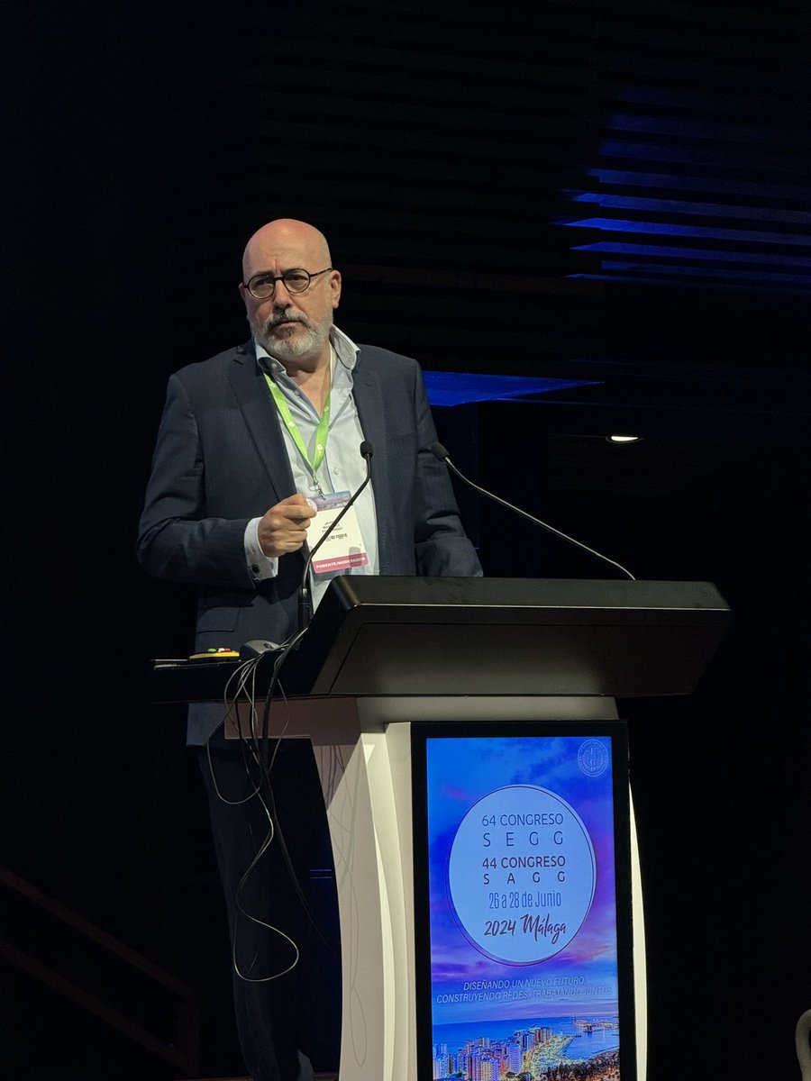 SEGG (@seggeriatria) on Twitter photo Comenzamos! Sesión Plenaria II. Envejecimiento y Tecnología: Reto y Alianza Estratégica. D. Javier Martínez Peromingo, <a href="/oncogeri/">Javier Martinez Peromingo</a> Geriatra. <a href="/Hospital_FJD/">Fundación Jiménez Díaz</a> nos habla de los usos de la #IA en #geriatria
#geriatria2024 #segg Comenzamos! Sesión Plenaria II. Envejecimiento y Tecnología: Reto y Alianza Estratégica. D. Javier Martínez Peromingo, <a href="/oncogeri/">Javier Martinez Peromingo</a> Geriatra. <a href="/Hospital_FJD/">Fundación Jiménez Díaz</a> nos habla de los usos de la #IA en #geriatria
#geriatria2024 #segg