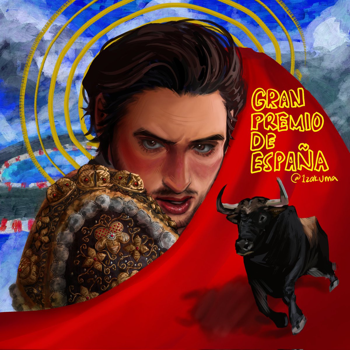el matador, el matador, el matador!
carlos sainz!
#f1 #f1art
