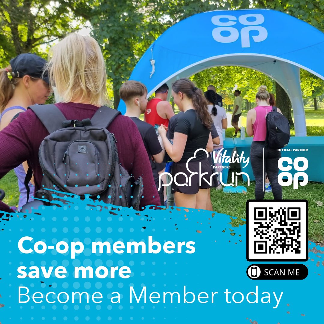 We are excited to welcome Co-op to our parkrun this weekend - where they will have some exciting giveaways for Co-op Members!