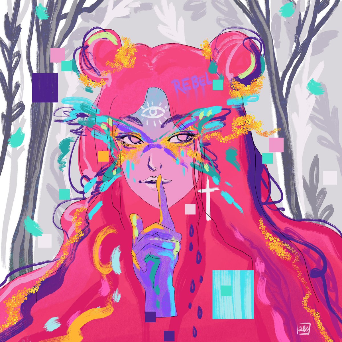 ‼️GIVEAWAY ALERT‼️
Rebels, don’t miss the chance to win this stunning piece from <a href="/aestrilds/">aestrild</a> PSYCHE drop!
Rules:  
💗Follow <a href="/aestrilds/">aestrild</a> and @RebelSocietyNFT
💗Like/retweet this post to spread the word!  
💗Tag 2 friends of yours
⏳The giveaway ends in just 48h