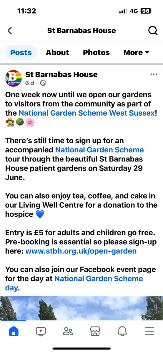 Afternoon all, the hospice I attend is having an open garden day this Saturday. So if you’re local, pop along..