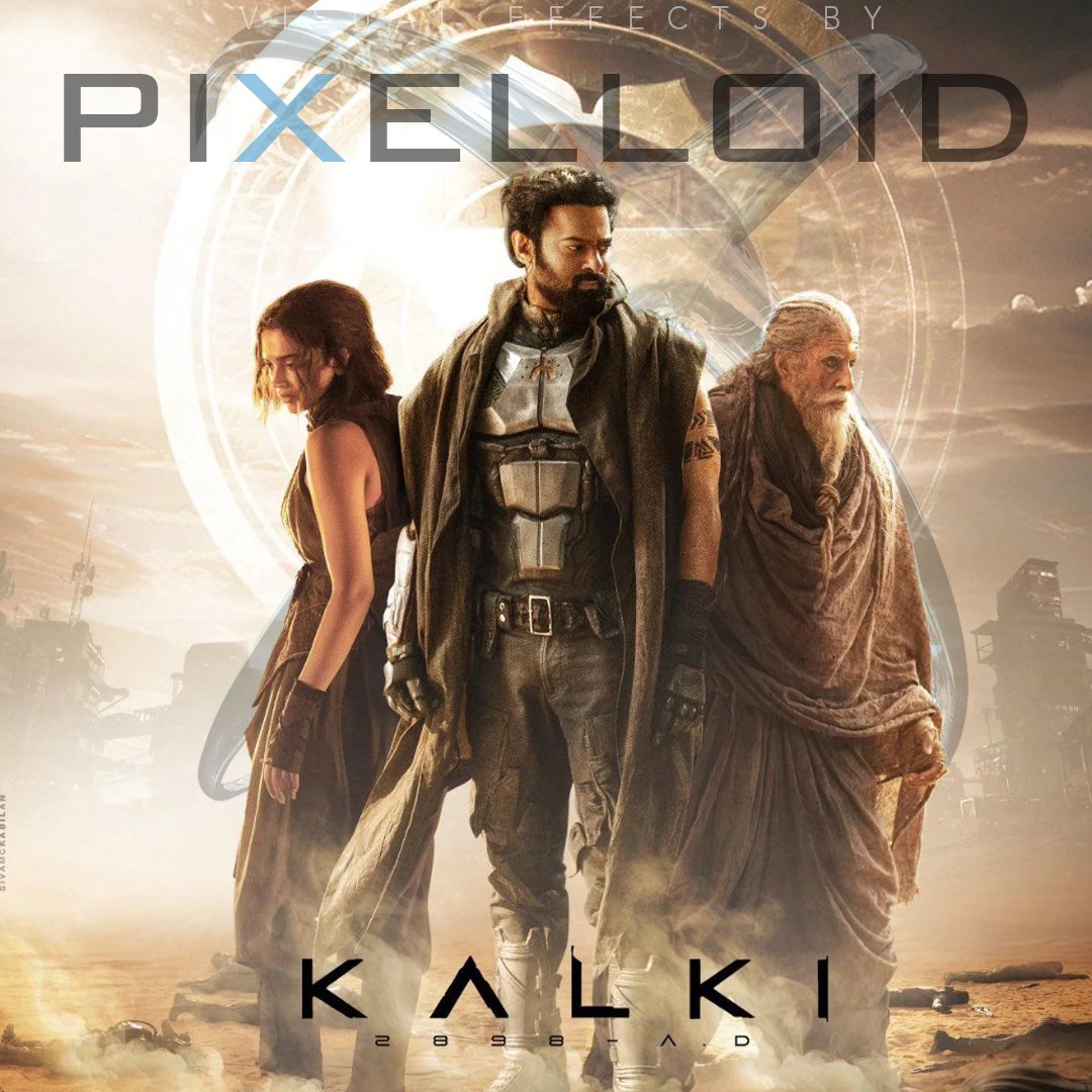 Pixelloidstudio's tweet photo. Dive into an extraordinary journey through the mesmerizing visual effects of 'Kalki 2898 AD' brought to life by the incredible talents at @Pixelloidstudio. 
#Kalki28989AD #VFX #Prabhas #AmitabhBachchan #NagAshwin #NagAshwin https://t.co/URxuimzz4l