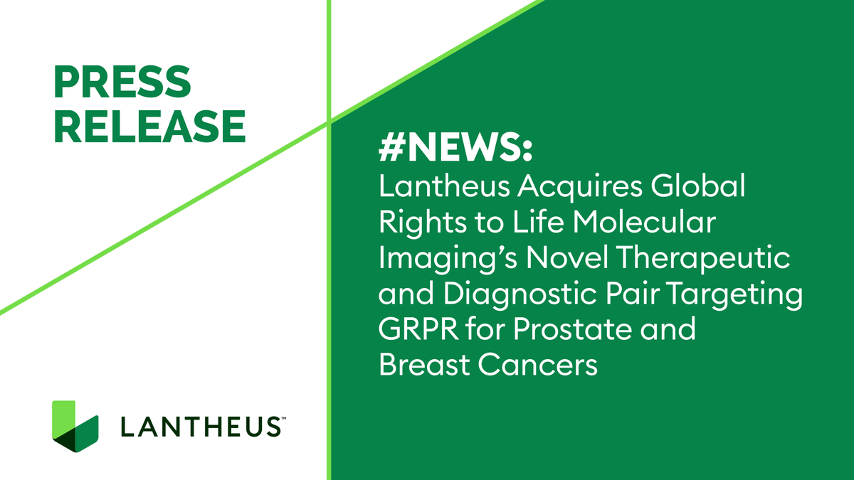 LantheusNews's tweet photo. #NEWS: #Lantheus today announced its global rights acquisition of @LifeMolecular’s novel #radiotheranostic assets, strengthening our ability to #FindFightFollow #prostatecancer & expand our pipeline into other cancers. Press release ➡️ https://t.co/l9L6ASniRS https://t.co/FUjarwFRqe