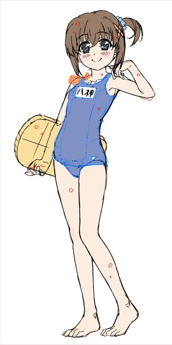 ã¯ããŠã¡ããã¯3人ã®äžã§ã¯äžçªæ³³ããã
#ãªãªã«ã«ãªã®ã¯
#ãªã®ã¯