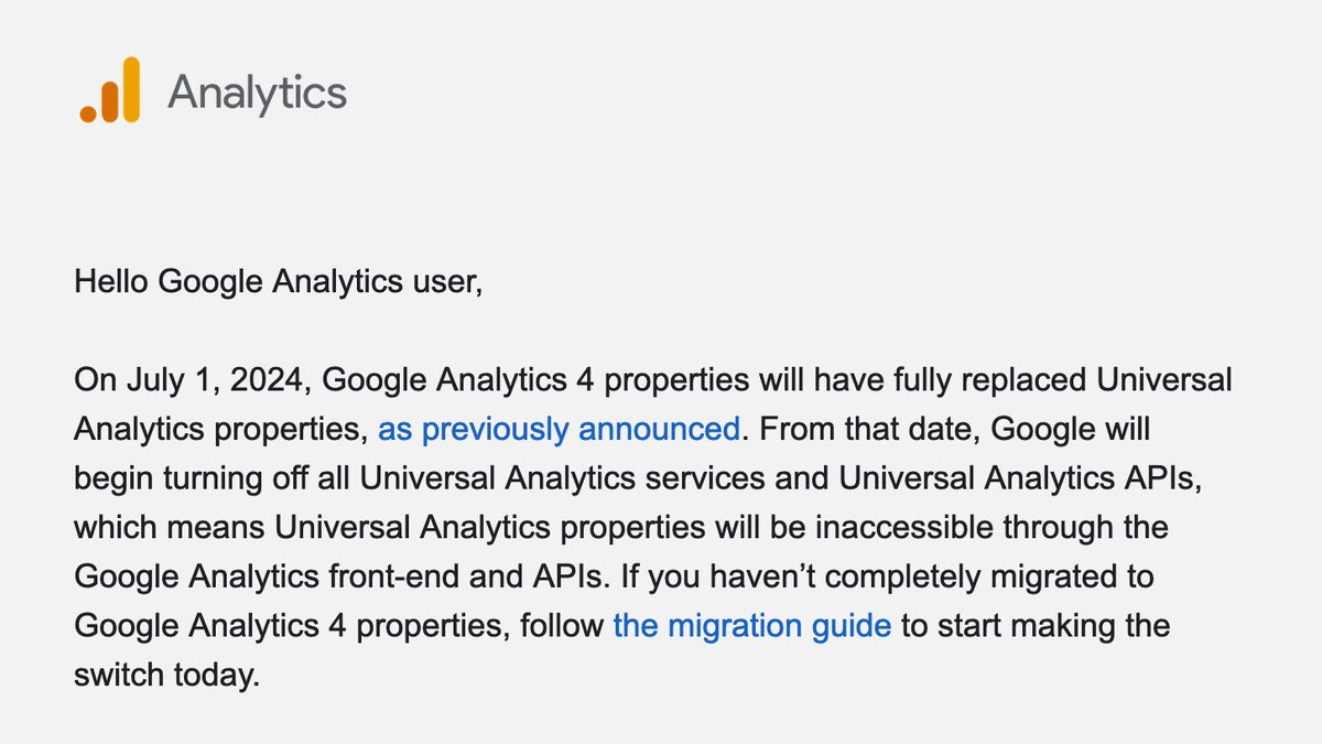 SimpleAnalytic's tweet image. Last moment to move to SimpleAnalytics.com with your Universal Google Analytics data!
