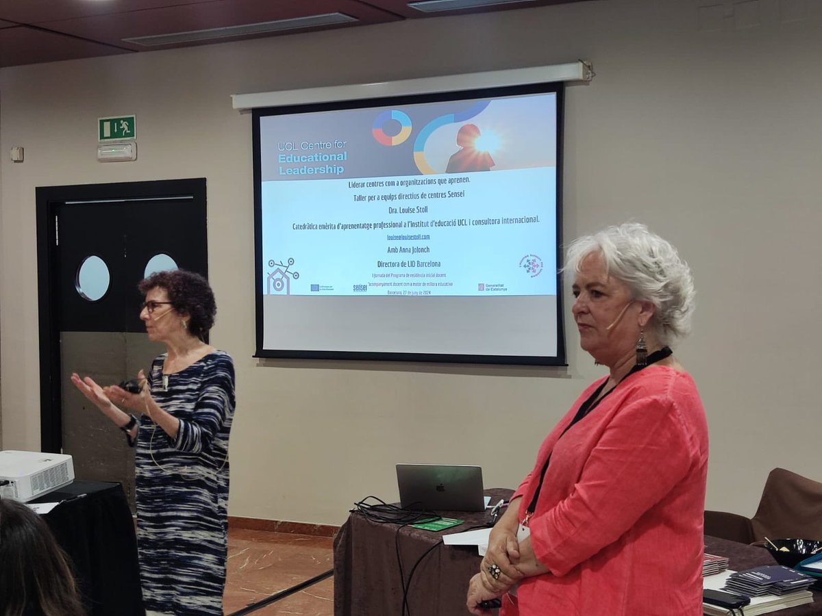 Anna Jolonch (@annajolonch) on Twitter photo Clausura del primer any del Programa #SENSEI amb #LouiseStoll per seguir aprenent i celebrant els èxits Felicitats! <a href="/educaciocat/">Educació</a> <a href="/JMoralCastrillo/">Jesús Moral</a> <a href="/CarmeSanjuan/">Carme Sanjuan</a> contents de ser-hi com equip de facilitadors <a href="/lid_barcelona/">LID Barcelona - Centre de Lideratge Educatiu</a> Clausura del primer any del Programa #SENSEI amb #LouiseStoll per seguir aprenent i celebrant els èxits Felicitats! <a href="/educaciocat/">Educació</a> <a href="/JMoralCastrillo/">Jesús Moral</a> <a href="/CarmeSanjuan/">Carme Sanjuan</a> contents de ser-hi com equip de facilitadors <a href="/lid_barcelona/">LID Barcelona - Centre de Lideratge Educatiu</a>