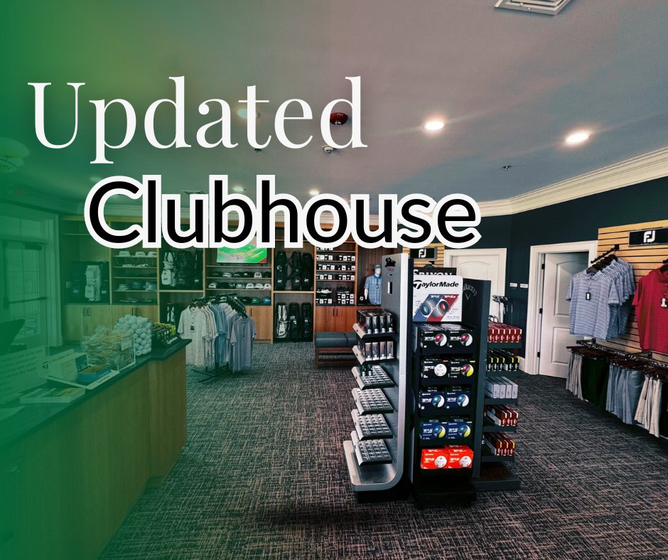 GreerGolfCourse's tweet photo. We have some exciting news to share! 📣 📣 
✅Clubhouse Renovations are complete! All areas of the main floor and basement have been renovated to better serve our patrons and provide an enhanced user experience.🧵 https://t.co/x1X3Dk0wDx