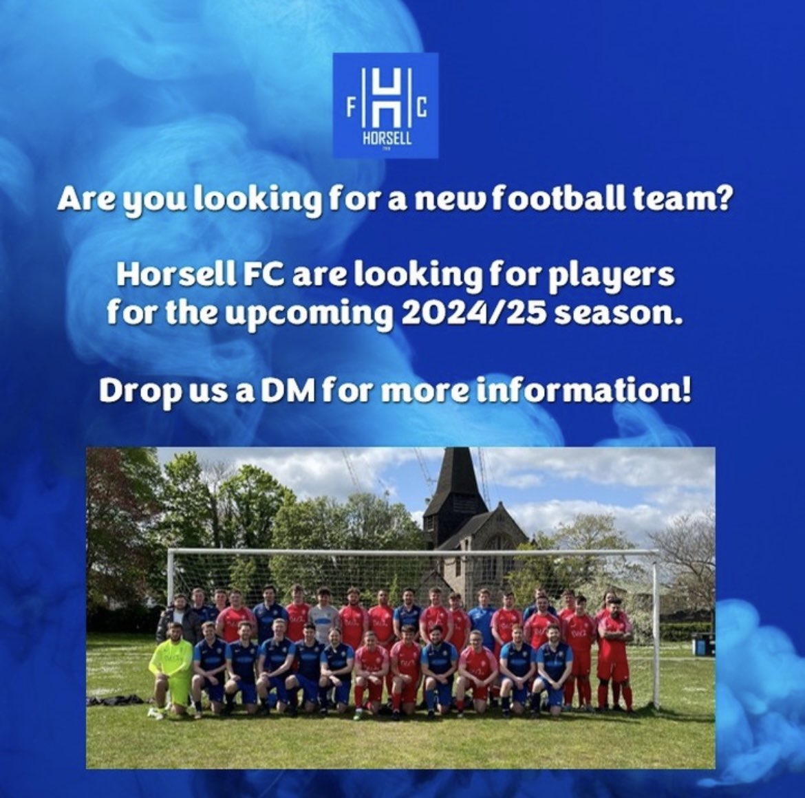 Looking for a new football team?

Horsell FC are looking to recruit new footballers (for both squads) ahead of the 2024/25 season.

Preseason starts Thursday 4th July (7:15pm @ Goldsworth Park Rec) - DM us if you are planning to attend!

#UTH