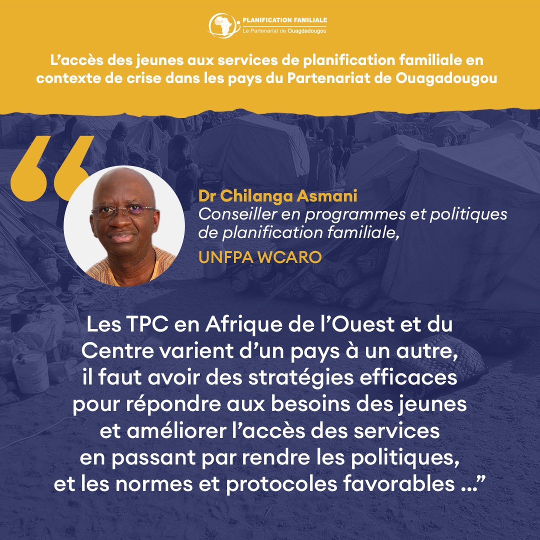 Dr <a href="/ChilangaAsmani/">Chilanga Asmani</a> : “Les TPCm en Afrique de l’Ouest et du Centre varient d’un pays à un autre, il faut avoir des stratégies efficaces pour répondre aux besoins des jeunes et améliorer l’accès des services en passant par rendre les politiques, et les normes et protocoles