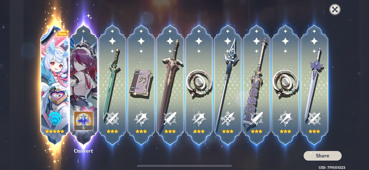 komilai7's tweet photo. welkin giveaway cuz I got sigewinne early yay!! 

— must rt &amp; follow

ends in a day, goodluck ^^ https://t.co/hHEkJLsHDi