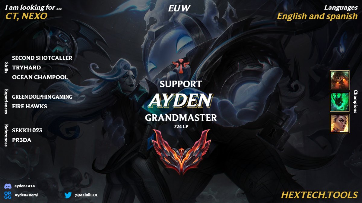 Después de este split en Fire Hawks, me pongo lft para el siguiente split. Cualquier duda md o discord, se agradecen rts ⚓️