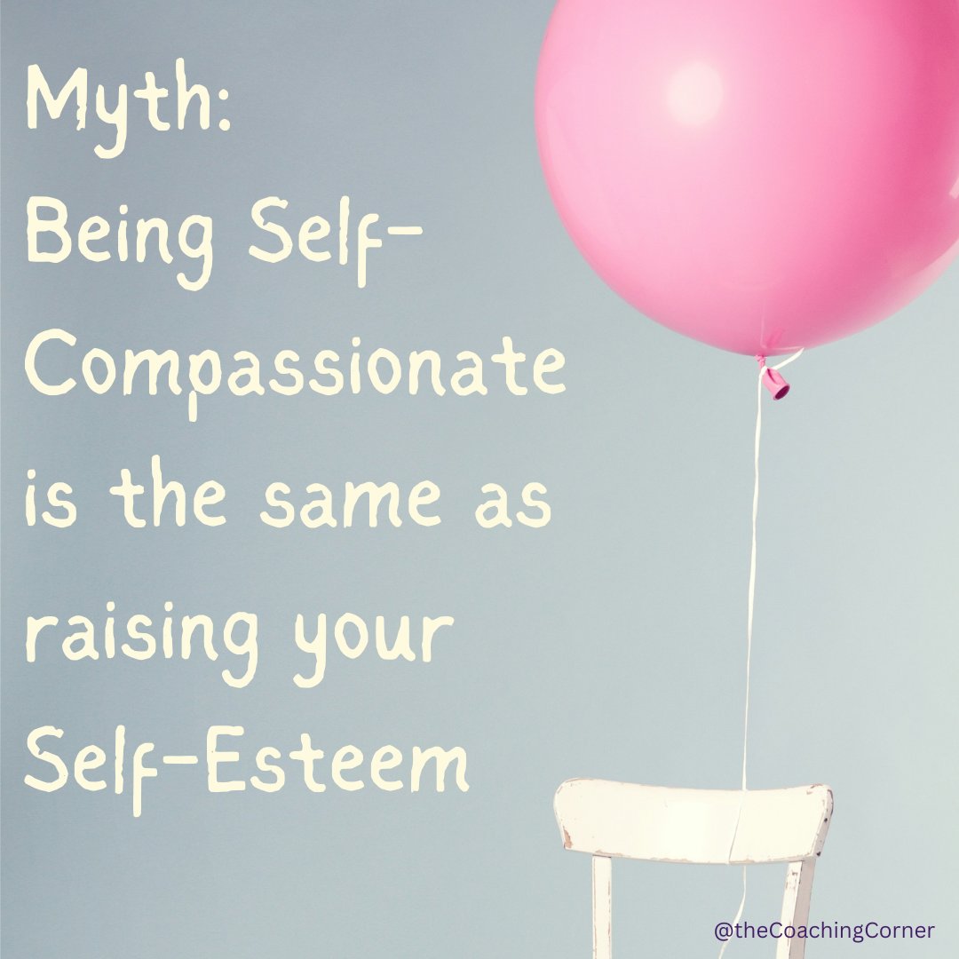 _CoachingCorner's tweet photo. Myth busting #selfcompassion

Being self-compassionate is not the same as having high self-esteem.

Self-compassion offers us so much more when we are feeling challenged and/or feeling low.

Read the full post here https://t.co/jyPlDbLo3C

#coaching #thursdaythinking #compassion https://t.co/f3WHWntCy9