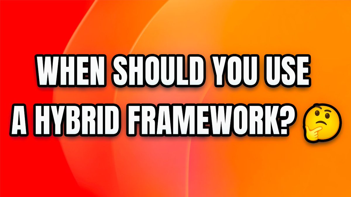v_pradeilles's tweet photo. “When should you use a hybrid framework to develop an app?” 🤔

It’s a question that’s actually quite common and I’ve realized that I’ve never created any content on this topic!

So it’s time to fill that gap, here’s my answer to that question 😌

https://t.co/7fHc5ovYgv https://t.co/Mw1e6oPA3i