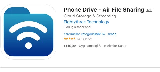 Mobileappn's tweet image. Phone Drive For IOS- A file manager that you can use your ios device as a portable wireless flash memory. you can connect via wifi from mac or pc via browser and transfer files directly from #windows explorer by dragging and dropping.