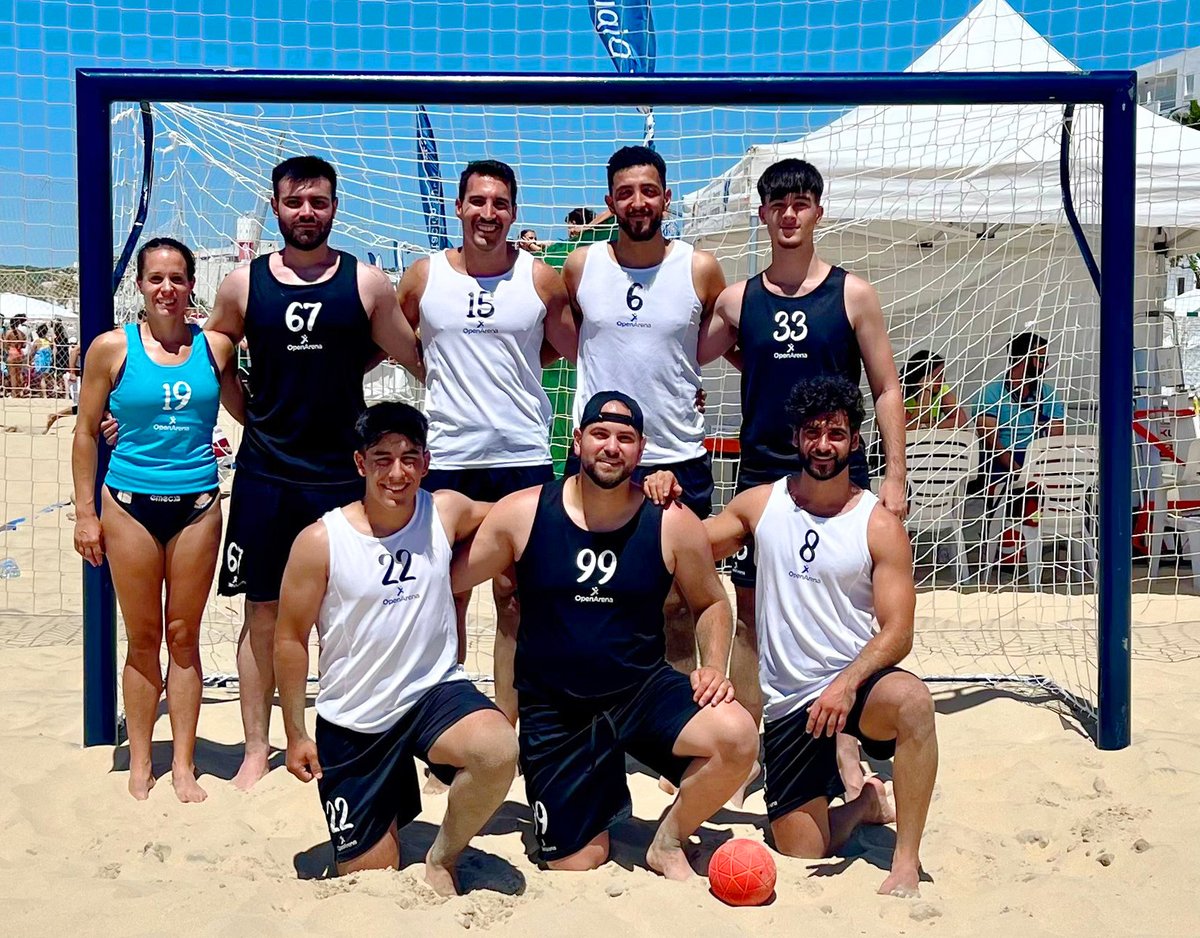 🤾‍♂️🏖🤾‍♀️ Debut de nuestros equipos senior en el Arena Sur organizado por @FabmPlayala en la localidad gaditana de Barbate.