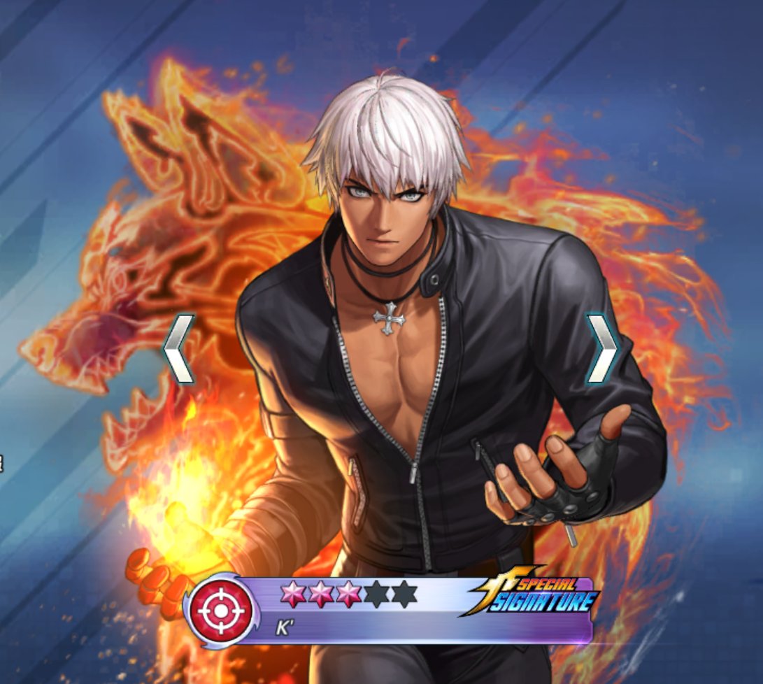 homoran2's tweet photo. カッコいい子K'。コスプレ枠でもいいからもっと実装してほしかったなぁ。
#KOFAS https://t.co/NxKj7d6x0a
