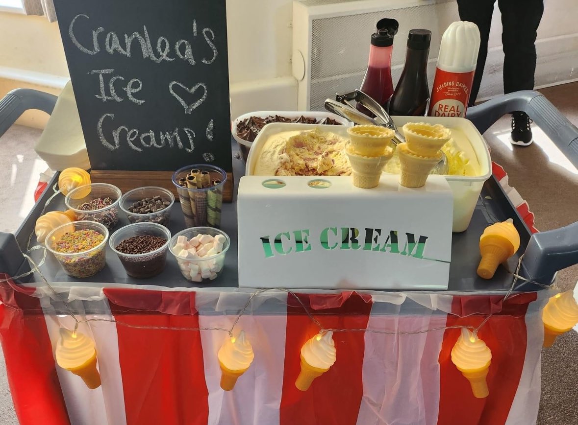 I scream, You scream, We all scream for ice-cream🍦☀️ finally some sunny weather hit us so we can get out our ice-cream cart!! #summer <a href="/AnchorLaterLife/">Anchor</a>