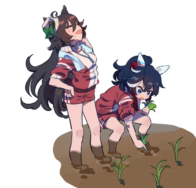 大豊食祭で田植えもしませんか#ウマ娘 