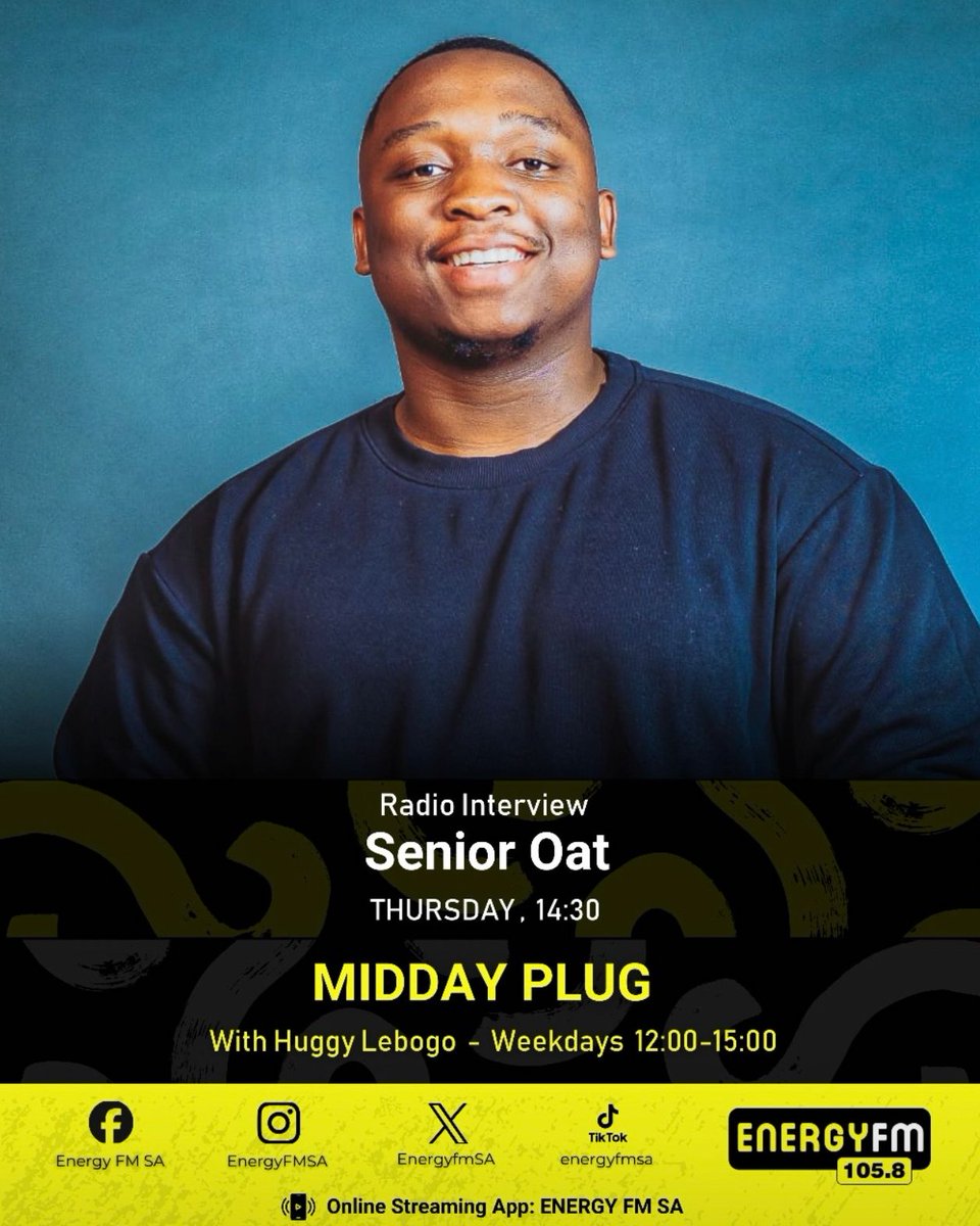 We’ll be live on @Energy_fm in a few minutes, do join in🙌🏾🙏🏾