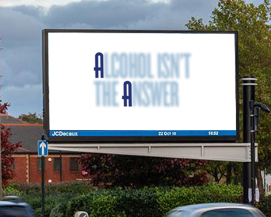 TRES_LDN's tweet photo. New Work! Our latest campaign for Alcoholics Anonymous. The first 9 of 30 posters launch on Monday, 1st July, to coincide with Alcohol Awareness Week. Please share 🙏. #alcoholicsanonymous #alcoholawareness #charitycampaigns #jcdecaux #theraisedeyebrowsociety #tres https://t.co/A4oAniQmmo