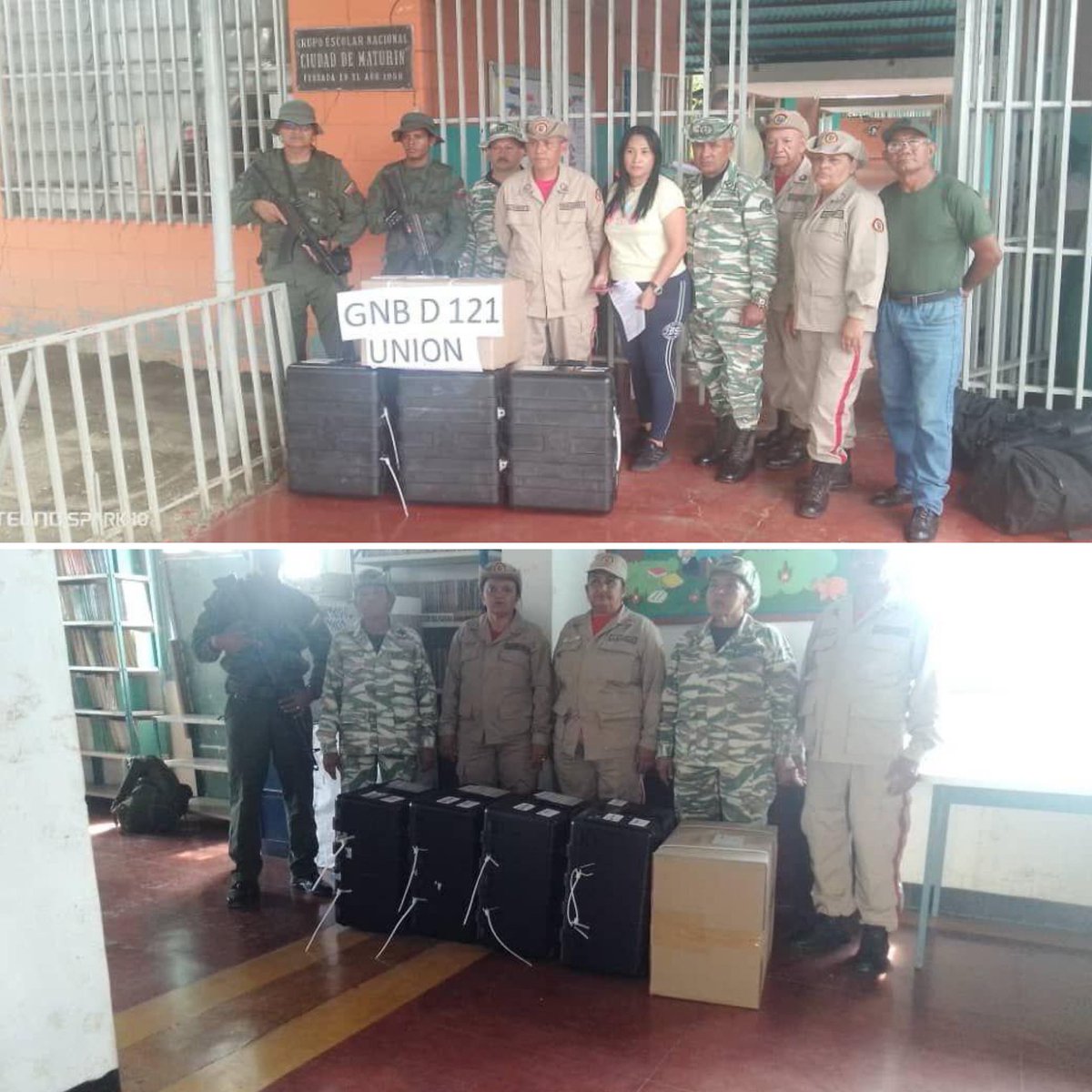 Redi_andes's tweet photo. RT || GJ. @dhernandezlarez #FANB garantizando el resguardo, traslado, seguridad y custodia a los requerimientos del @cneesvzla de acuerdo al cronograma electoral.

#IntegrarEsVencer https://t.co/ykQiRP6HLx