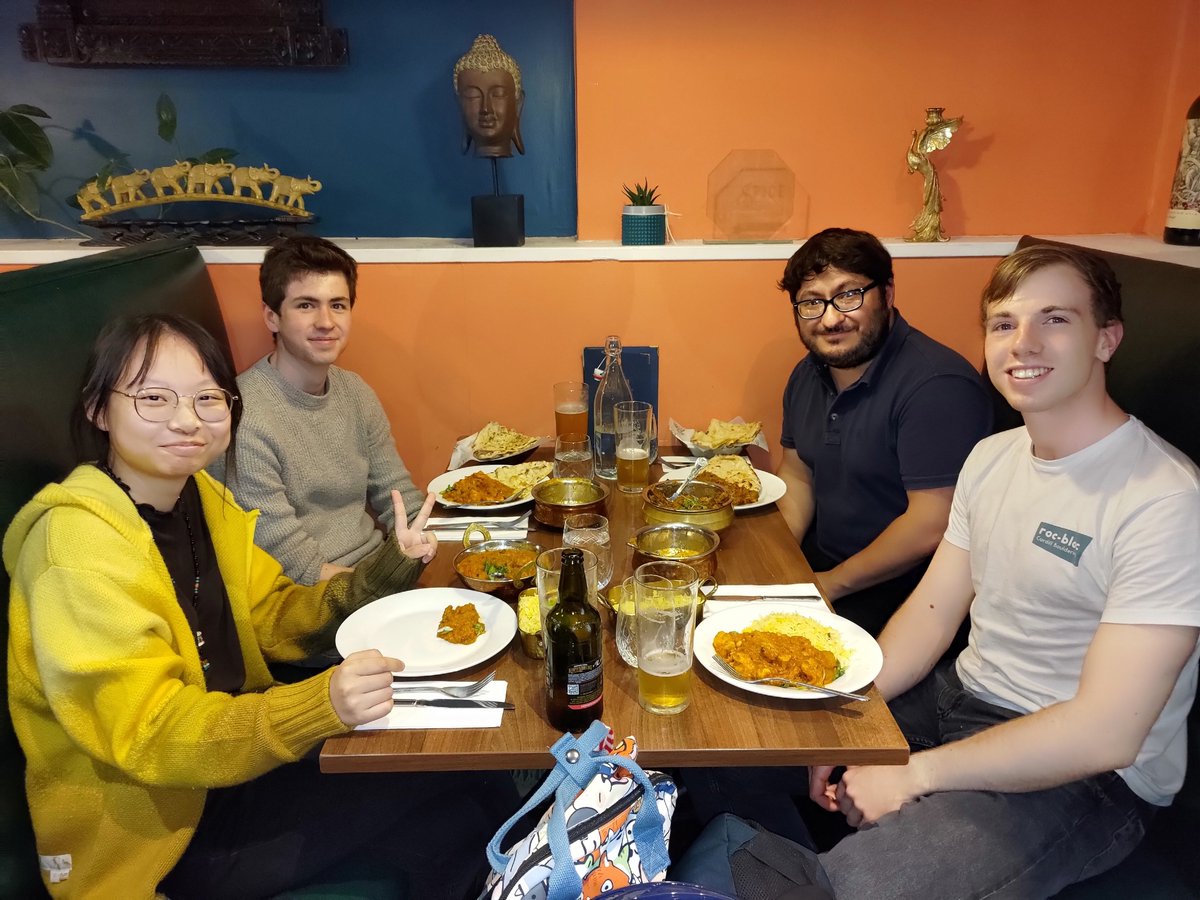 Enjoyed a fabulous Nepalese meal to welcome our summer students!
