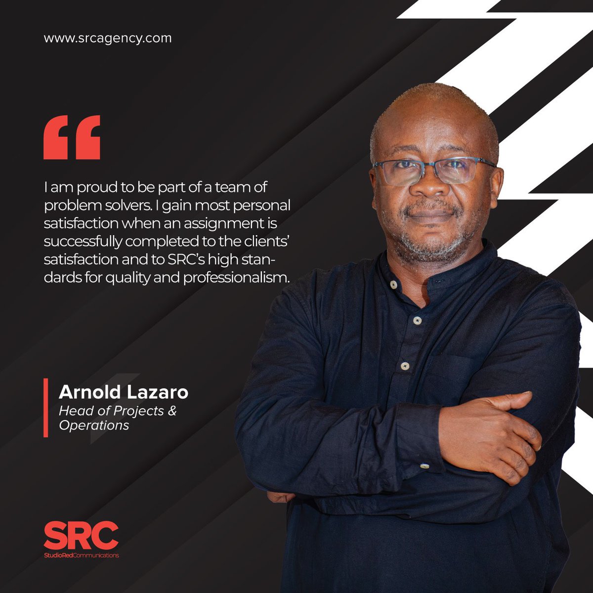 SRCAgency's tweet photo. One of our team members in Tanzania shared why he is proud to work at SRC, and his response is truly inspiring
#Investedin #SRCAtWork https://t.co/1I3ZecIKKy