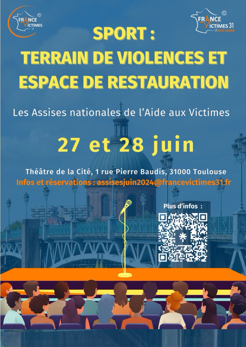 CIIVISE_contact's tweet photo. "Ce sont des prédateurs qui installent un système de confiance. Ils sont bien intégrés et insoupçonnables." 
La @CIIVISE_contact est présente aux 37eme assises nationales des associations d'aide aux victimes @FranceVictimes. 
Nous venons d'entendre le témoignage fort de Katia Palla, ancienne patineuse, sur les #viols vécus adolescente par son #entraîneur.
Avant elle c'est Benjamin Écuyer ex-pongiste de haut-niveau qui a expliqué les #agressionssexuelles subies par lui-même et par son frère de la part de son entraîneur, ami de ses parents.
Vestiaires, douches, transports, déplacements : le #sport est un milieu à #risques pour les #mineurs, et la relation d'autorité avec l'entraîneur accentue ce risque.
Hommage vibrant au courage de @Abitbol_sarah qui a ouvert la parole sur le viol de son entraîneur, et paroles fortes de Catherine Moyon de Baecque sur l'urgence de faire cesser les violences aujourd'hui.
@TBaubet @MLeMenFV @Facealinceste