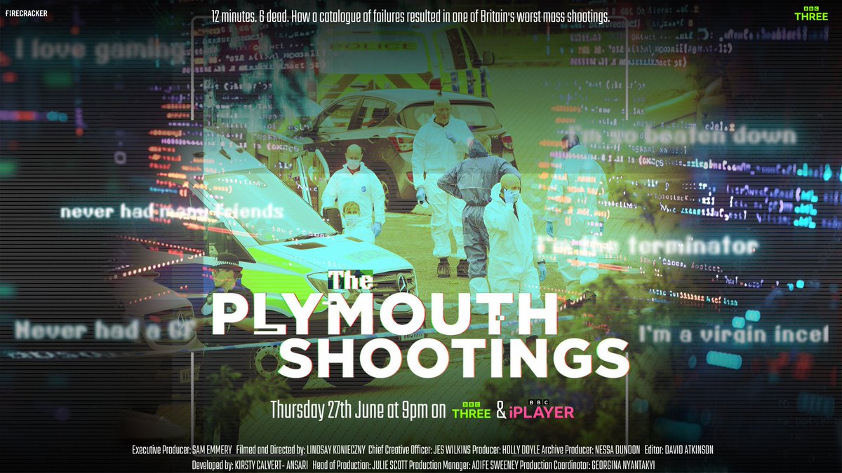 Tonight, our new documentary explores the events of The Plymouth Shootings in August 2021. 

#ThePlymouthShootings, 9pm on <a href="/bbcthree/">BBC Three</a> &amp; <a href="/BBCiPlayer/">BBC iPlayer</a>