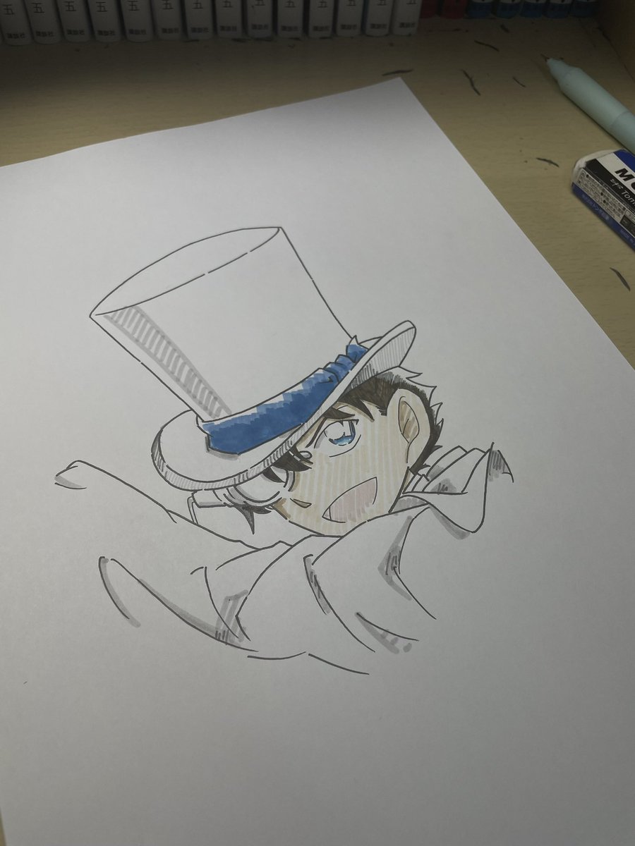 SHOU78374996's tweet photo. 怪盗キッド https://t.co/SpvEmCifT5
