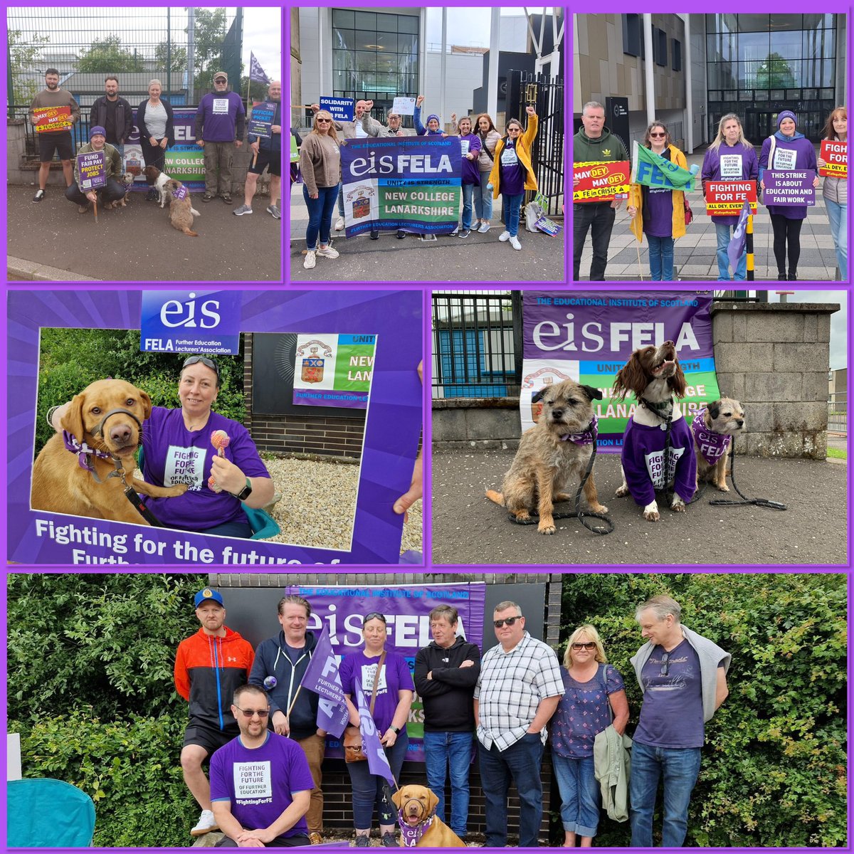 While <a href="/CollEmployScot/">College Employers Scotland</a> deem and scheme and <a href="/GraemeDeyMSP/">Graeme Dey</a> blusters and spins…..
we are #FightingForFE <a href="/EISFela/">EISFela</a> <a href="/EISUnion/">EIS</a> <a href="/ScottishTUC/">STUC</a> <a href="/NUSScotland/">NUS Scotland</a> 
Solidarity all ✊🪧📢
#RememberReballot #TenDayTurnaround 
Vote 🗳️Yes ❌Yes❌